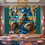 Squirrel
Face Gold Frame Artistic Digital Wall Art Home _04 - Image 2