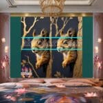 Squirrel Face Gold Frame
Artistic Digital Wall Art Home _43 - Image 2