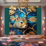 Squirrel Face Gold Frame
Artistic Digital Wall Art Home _65 - Image 2