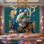 Squirrel Face Gold Frame
Artistic Digital Wall Art Home _74 - Image 2
