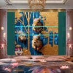 Squirrel Face Gold Frame
Artistic Digital Wall Art Home _09 - Image 2