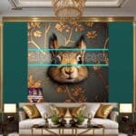 Squirrel Face Gold Frame
Artistic Digital Wall Art Home _105 - Image 3