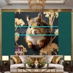 Squirrel Face Gold Frame
Artistic Digital Wall Art Home _112 - Image 3