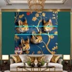 Squirrel Face Gold Frame
Artistic Digital Wall Art Home _126 - Image 3