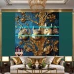 Squirrel Face Gold Frame
  Artistic Digital Wall Art Home _15 - Image 3