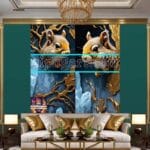 Squirrel Face Gold Frame
Artistic Digital Wall Art Home _30 - Image 3