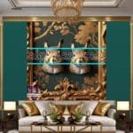 Squirrel Face Gold Frame
Artistic Digital Wall Art Home _40 - Image 3