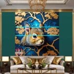 Squirrel Face Gold Frame
Artistic Digital Wall Art Home _65 - Image 3
