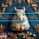 Squirrel Face Gold Frame
Artistic Digital Wall Art Home _106