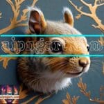 Squirrel Face Gold Frame
Artistic Digital Wall Art Home _109