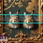 Squirrel Face Gold Frame
Artistic Digital Wall Art Home _40