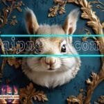 Squirrel Face Gold Frame
  Artistic Digital Wall Art Home _93