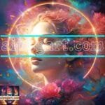 Meditation Abstract Digital
  Wall Art Home Decor Peace_185
