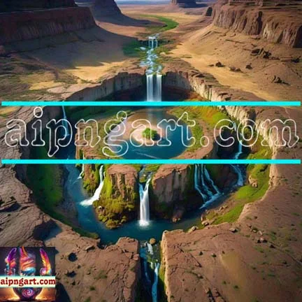 Waterfall
Circle Natural Artistic Digital Art Home Decor_03 - Image 1