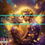 Couple
  Love Golden Artistic Abstract Wall Art Home Decor _79