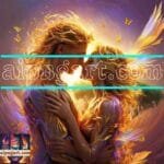 Couple
  Love Golden Artistic Abstract Wall Art Home Decor _85