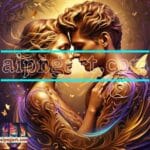 Couple
Love Golden Artistic weather Wall Art Home Decor _88