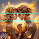 Couple
  Love Golden Artistic Abstract Wall Art Home Decor _01
