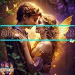 Couple
Love Golden Artistic weather Wall Art Home Decor _11