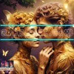 Couple
  Love Golden Artistic Abstract Wall Art Home Decor _17