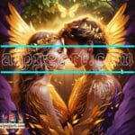 Couple
Love Golden Artistic weather Wall Art Home Decor _19