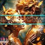 Couple
Love Golden Artistic weather Wall Art Home Decor _21