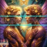 Couple
  Love Golden Artistic Abstract Wall Art Home Decor _22