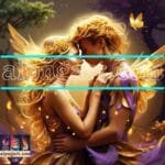 Couple
  Love Golden Artistic Abstract Wall Art Home Decor _23