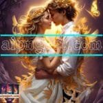 Couple
  Love Golden Artistic Abstract Wall Art Home Decor _25