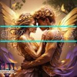 Couple
  Love Golden Artistic Abstract Wall Art Home Decor _31