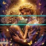 Couple
  Love Golden Artistic Abstract Wall Art Home Decor _37