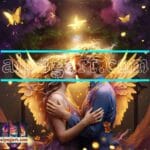 Couple
Love Golden Artistic weather Wall Art Home Decor _41