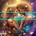 Couple
  Love Golden Artistic Abstract Wall Art Home Decor _46