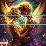 Couple
  Love Golden Artistic Abstract Wall Art Home Decor _05