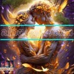 Couple
  Love Golden Artistic Abstract Wall Art Home Decor _50
