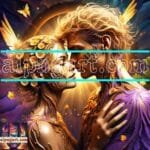 Couple
  Love Golden Artistic Abstract Wall Art Home Decor _53