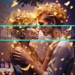 Couple
  Love Golden Artistic Abstract Wall Art Home Decor _54
