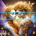 Couple
  Love Golden Artistic Abstract Wall Art Home Decor _57