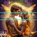 Couple
  Love Golden Artistic Abstract Wall Art Home Decor _58