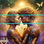 Couple
Love Golden Artistic weather Wall Art Home Decor _60