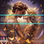 Couple
  Love Golden Artistic Abstract Wall Art Home Decor _65
