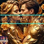 Couple
Love Golden Artistic weather Wall Art Home Decor _69