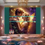 Couple
Love Golden Artistic weather Wall Art Home Decor _11 - Image 2