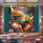 Couple
Love Golden Artistic weather Wall Art Home Decor _35 - Image 2
