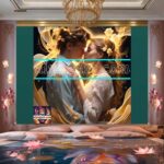 Couple
Love Golden Artistic weather Wall Art Home Decor _04 - Image 2
