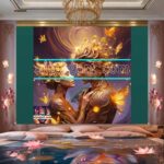 Couple
Love Golden Artistic weather Wall Art Home Decor _44 - Image 2
