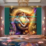 Couple
Love Golden Artistic weather Wall Art Home Decor _49 - Image 2