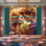 Couple
Love Golden Artistic weather Wall Art Home Decor _59 - Image 2