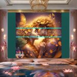 Couple
Love Golden Artistic weather Wall Art Home Decor _06 - Image 2