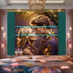 Couple
Love Golden Artistic weather Wall Art Home Decor _97 - Image 2